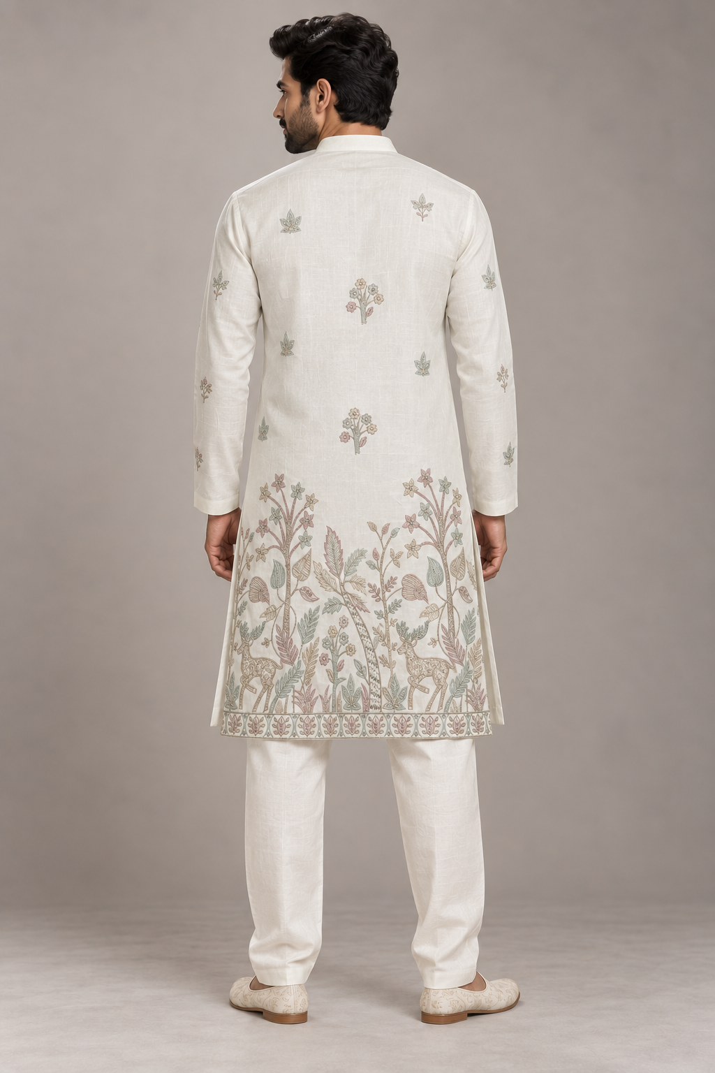 White Rajwada Kurta