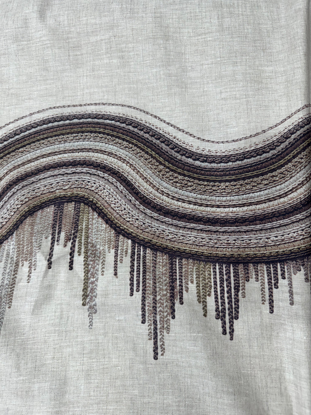 Dune Wave Fine Linen in Natural Oatmeal Shirt