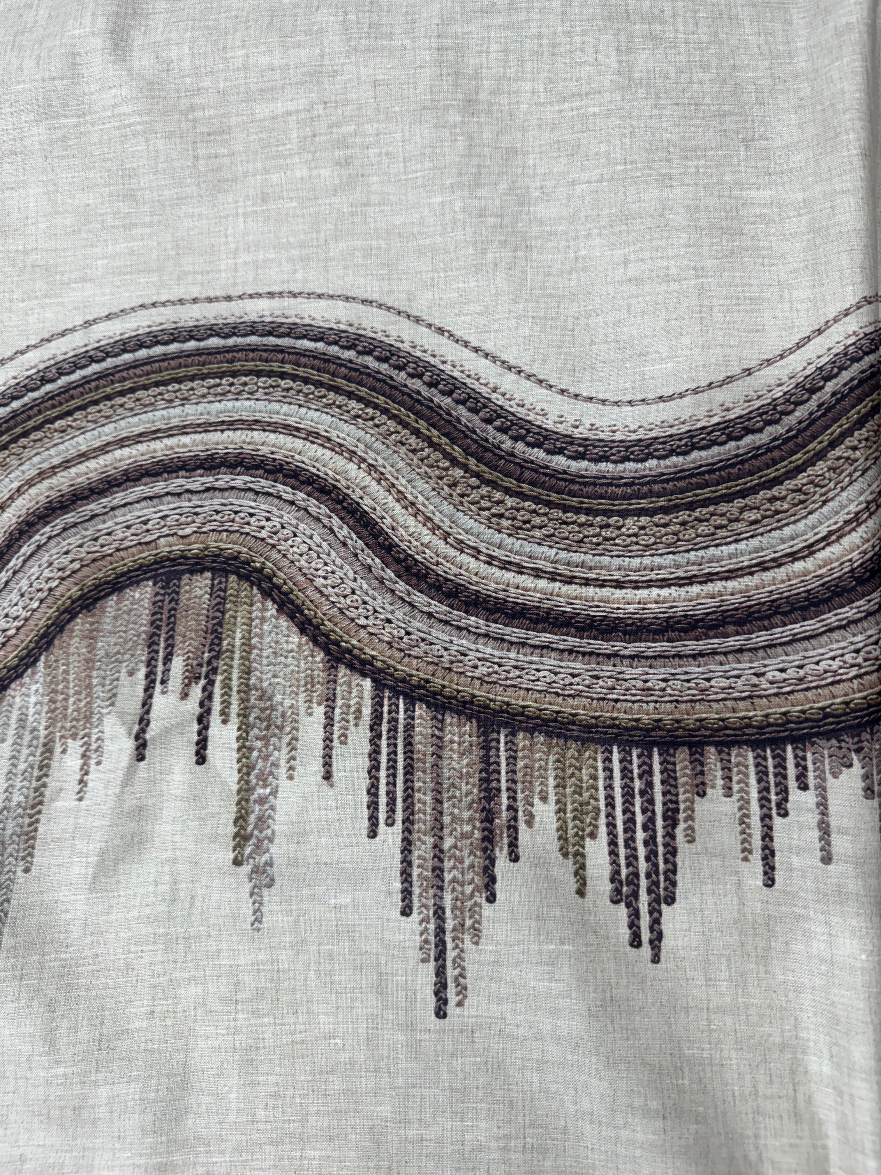 Dune Wave Fine Linen in Natural Oatmeal Shirt
