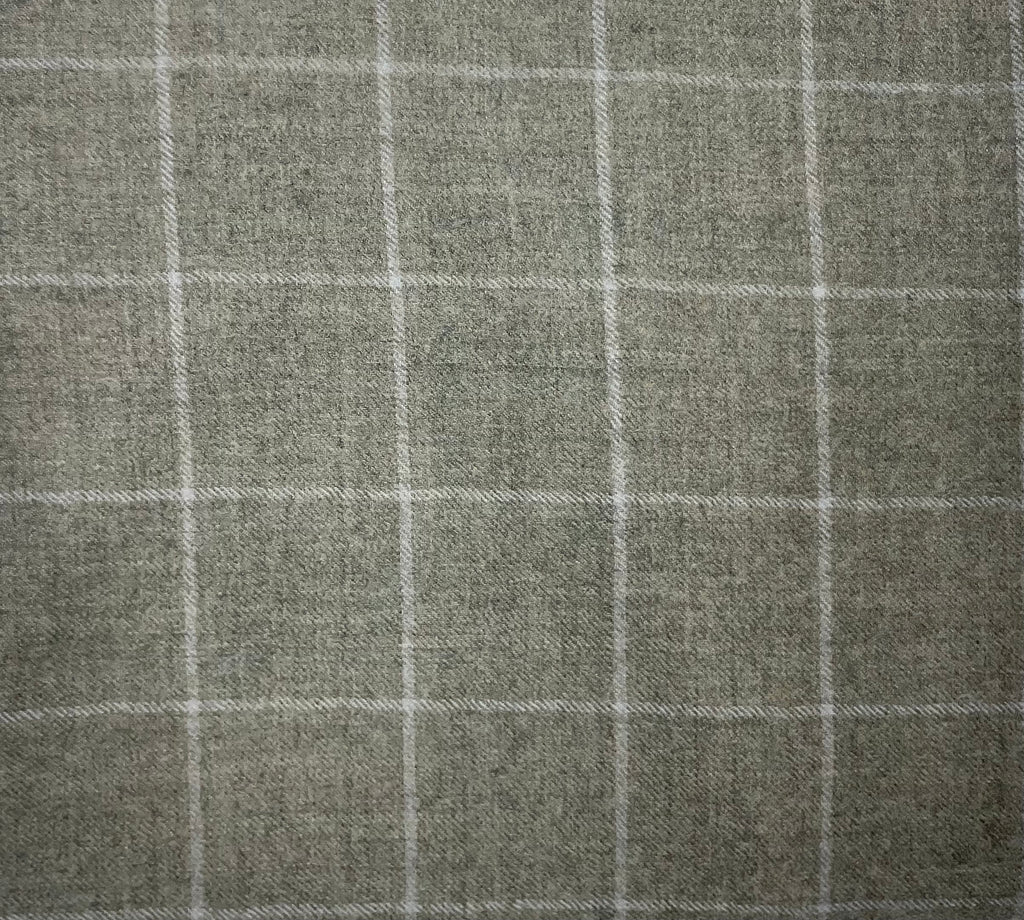 Bespoke Taupe Windowpane Tweed Blazer