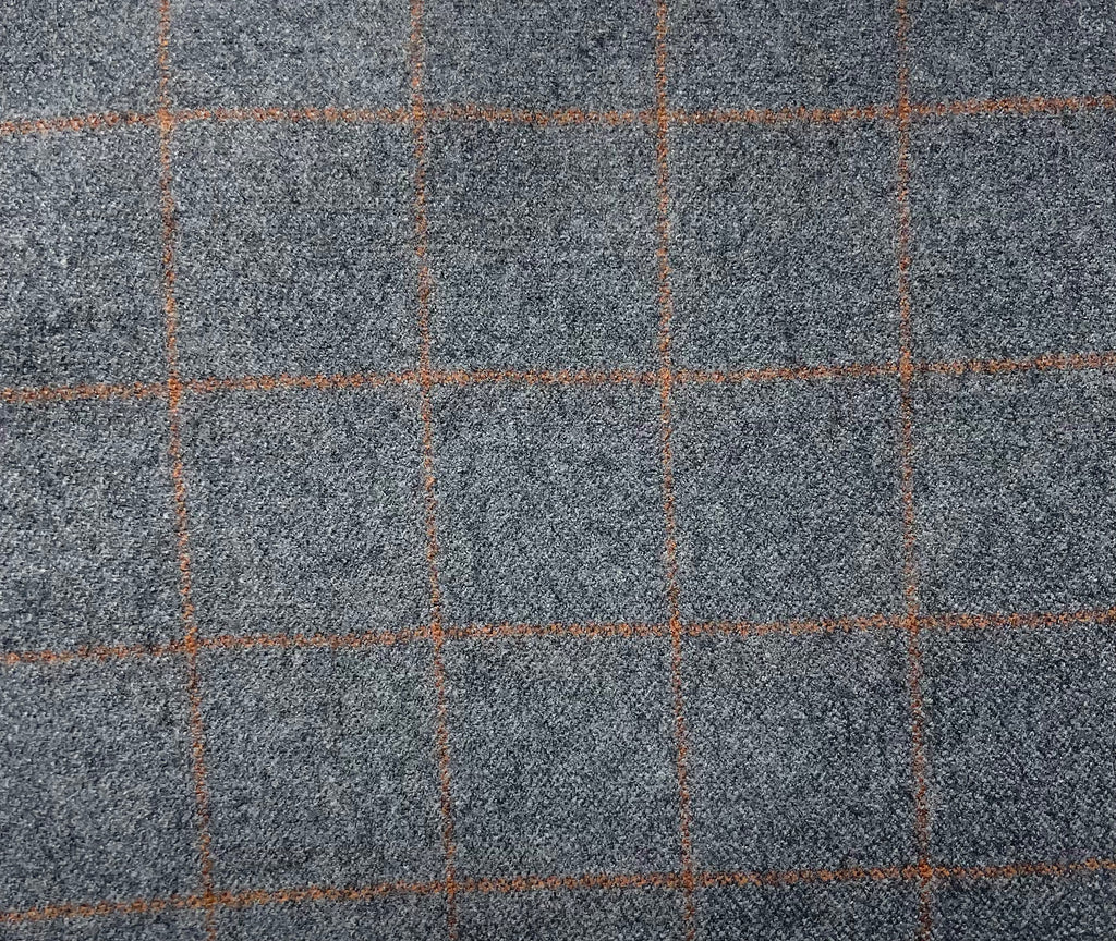 Grey Stripes Pure Wool Tweed Blazer