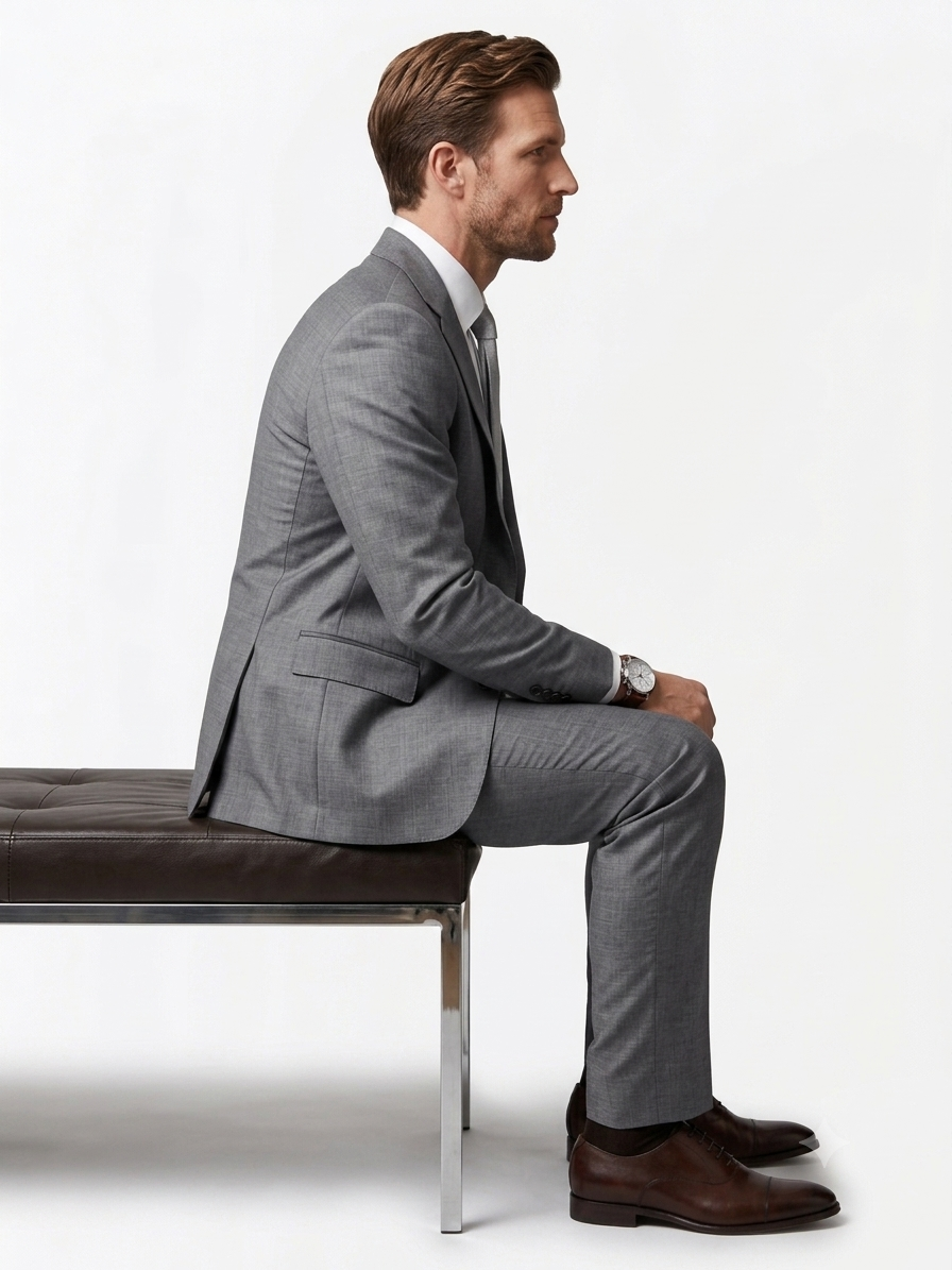 Executive Grey Tailored Suit