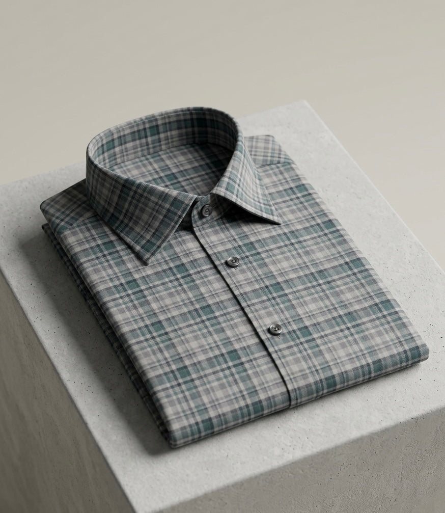Sage Grid Shirt