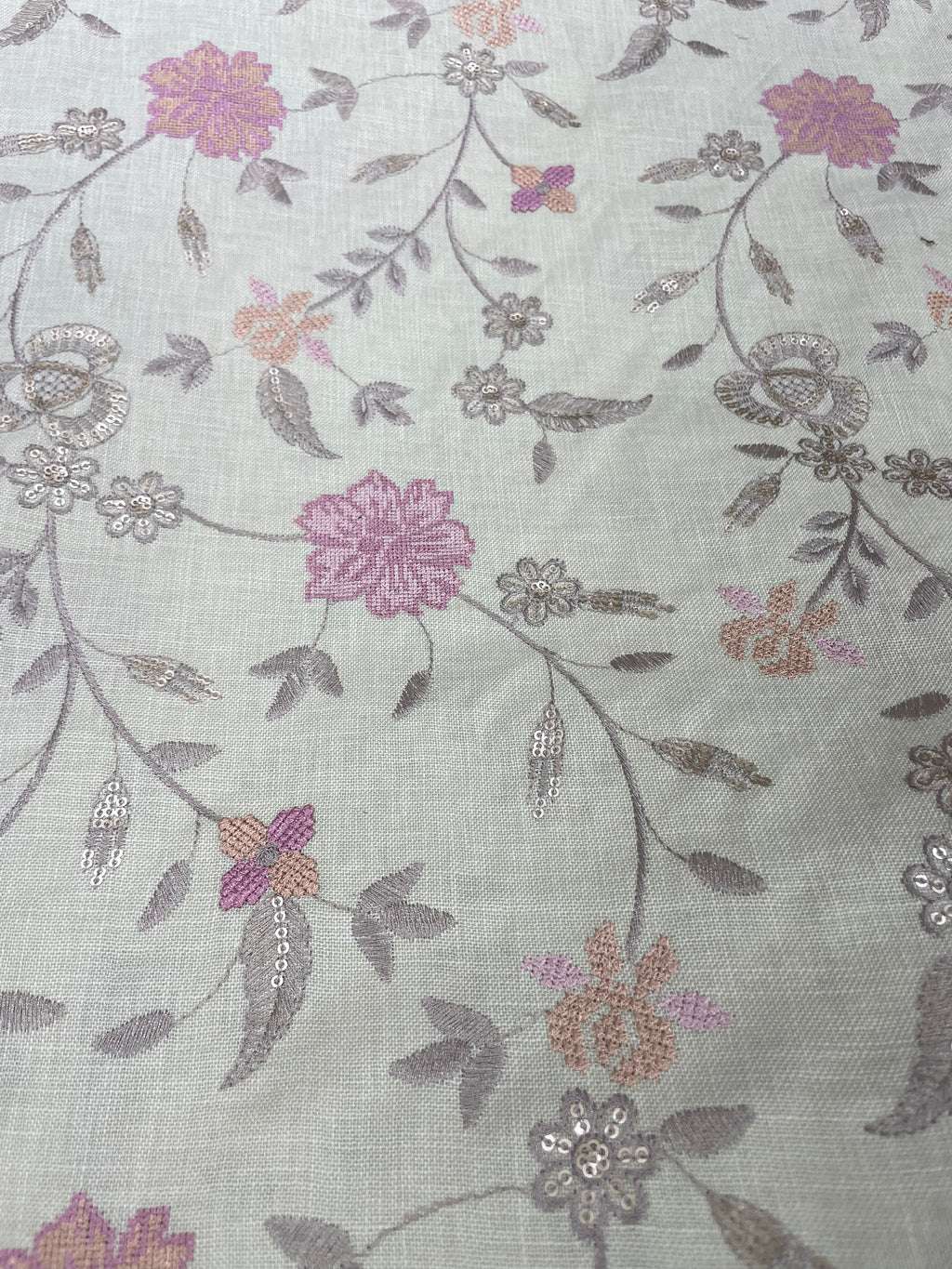 Pastel Flora Work Kurta