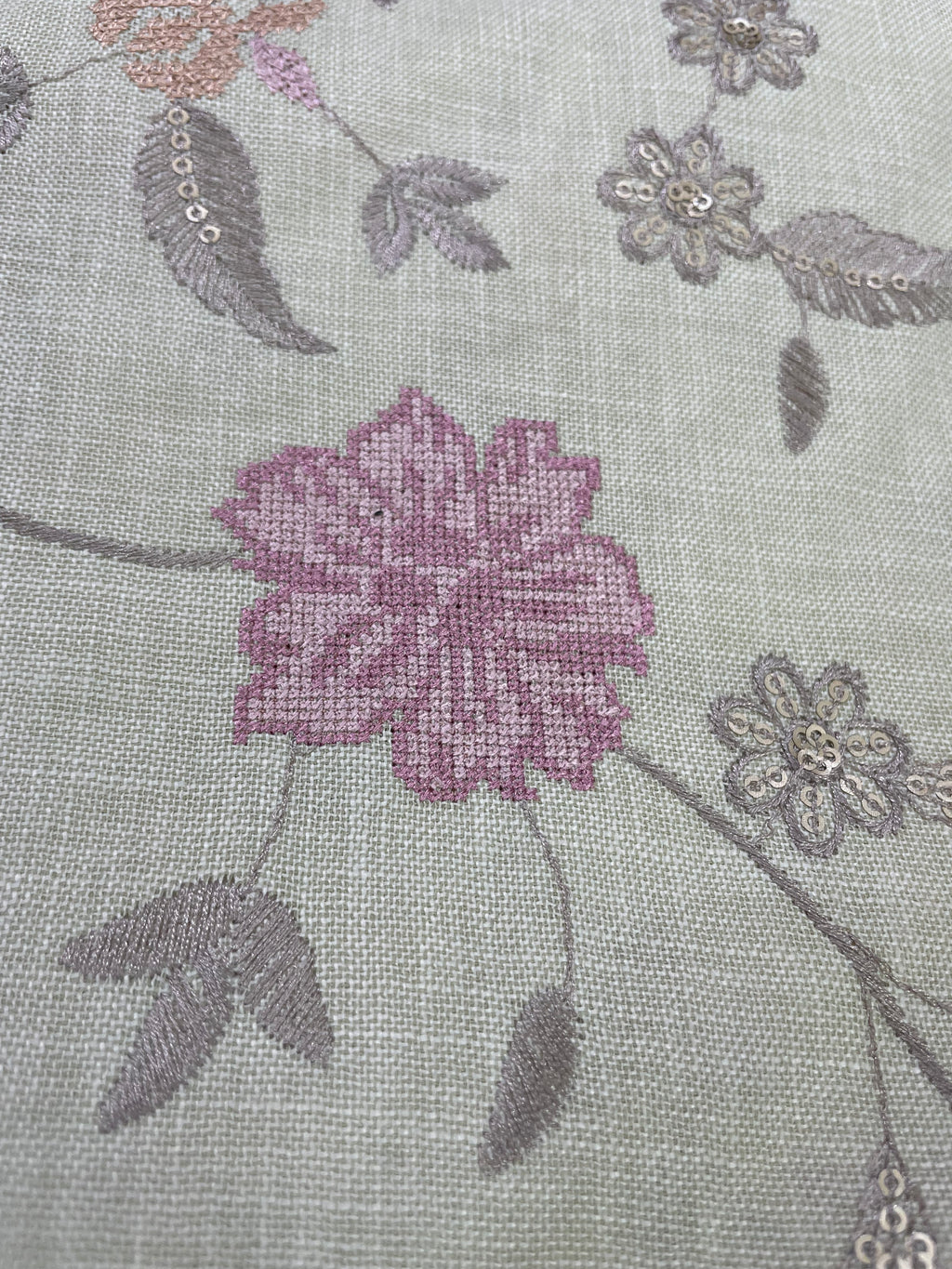 Pastel Flora Work Kurta