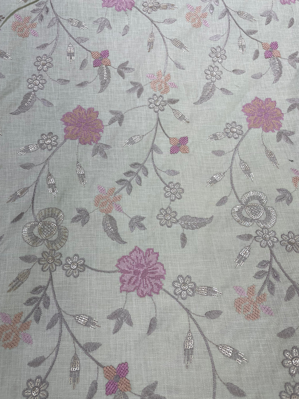 Pastel Flora Work Kurta