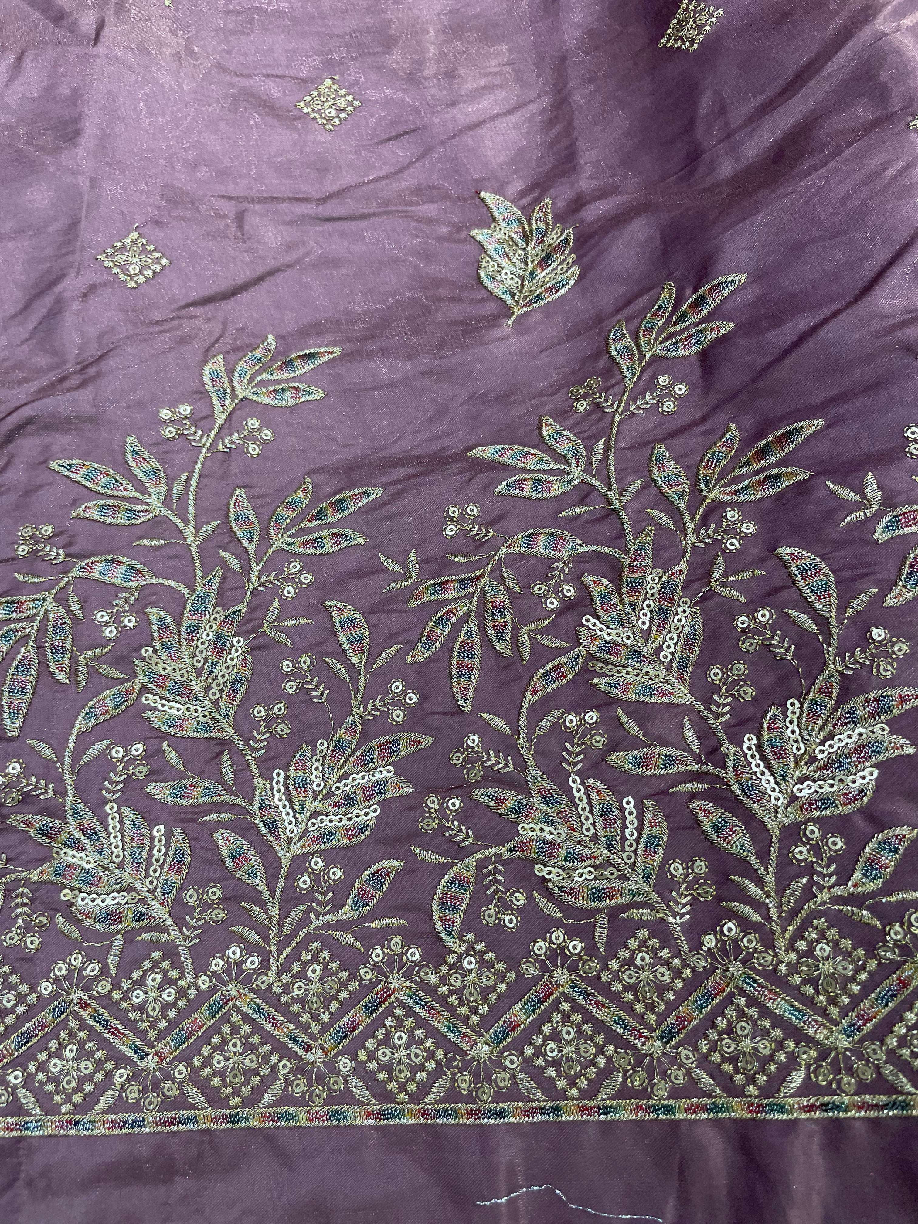 Twilight Lilac Embroidered Kurta