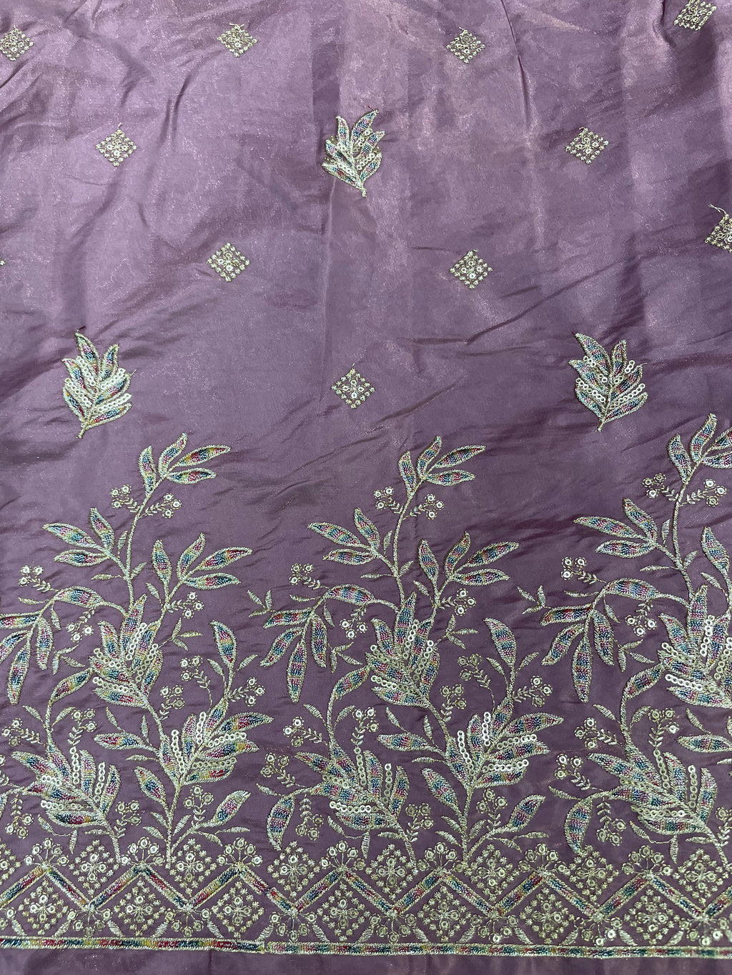 Twilight Lilac Embroidered Kurta