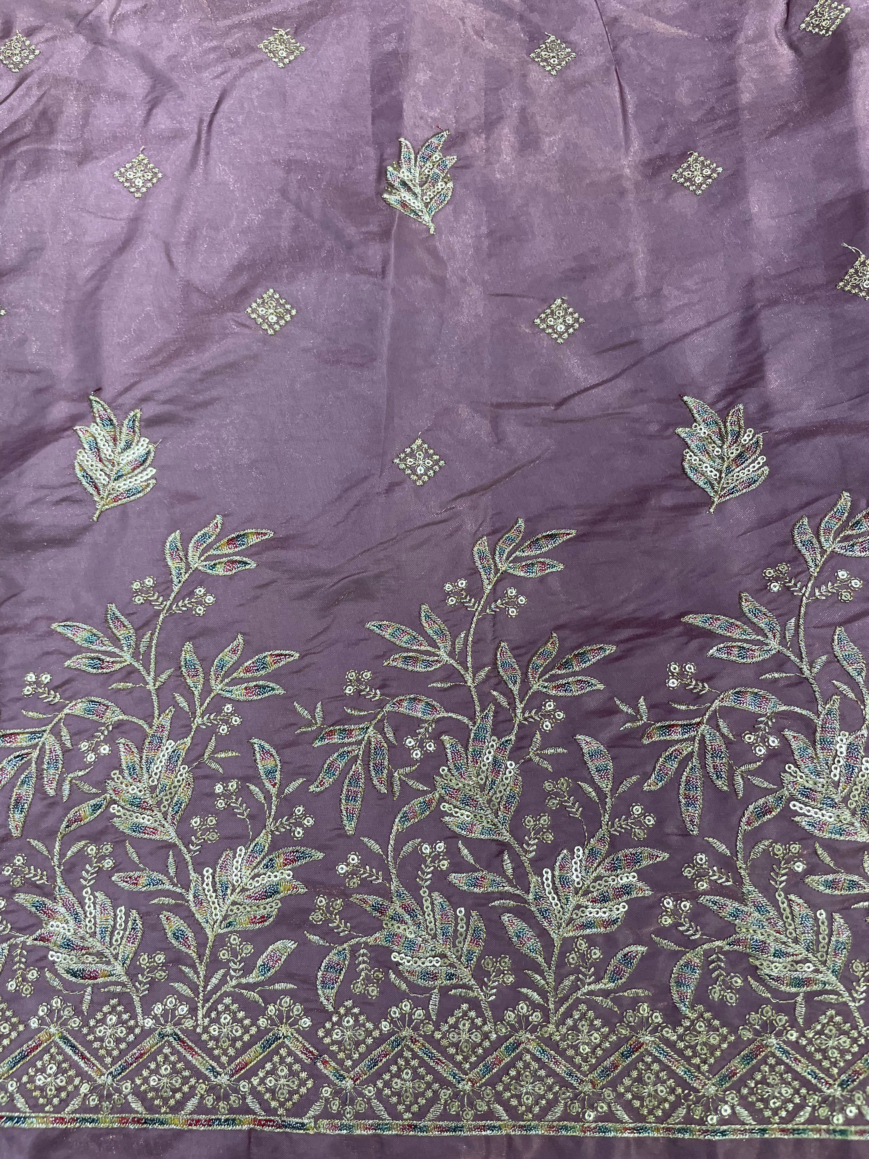 Twilight Lilac Embroidered Kurta