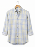 Pale Sky & Lemon Checkered Shirt