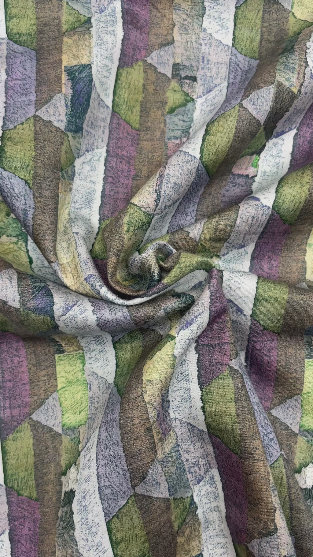 Earthy Mosaic Printed Cotton Kurta