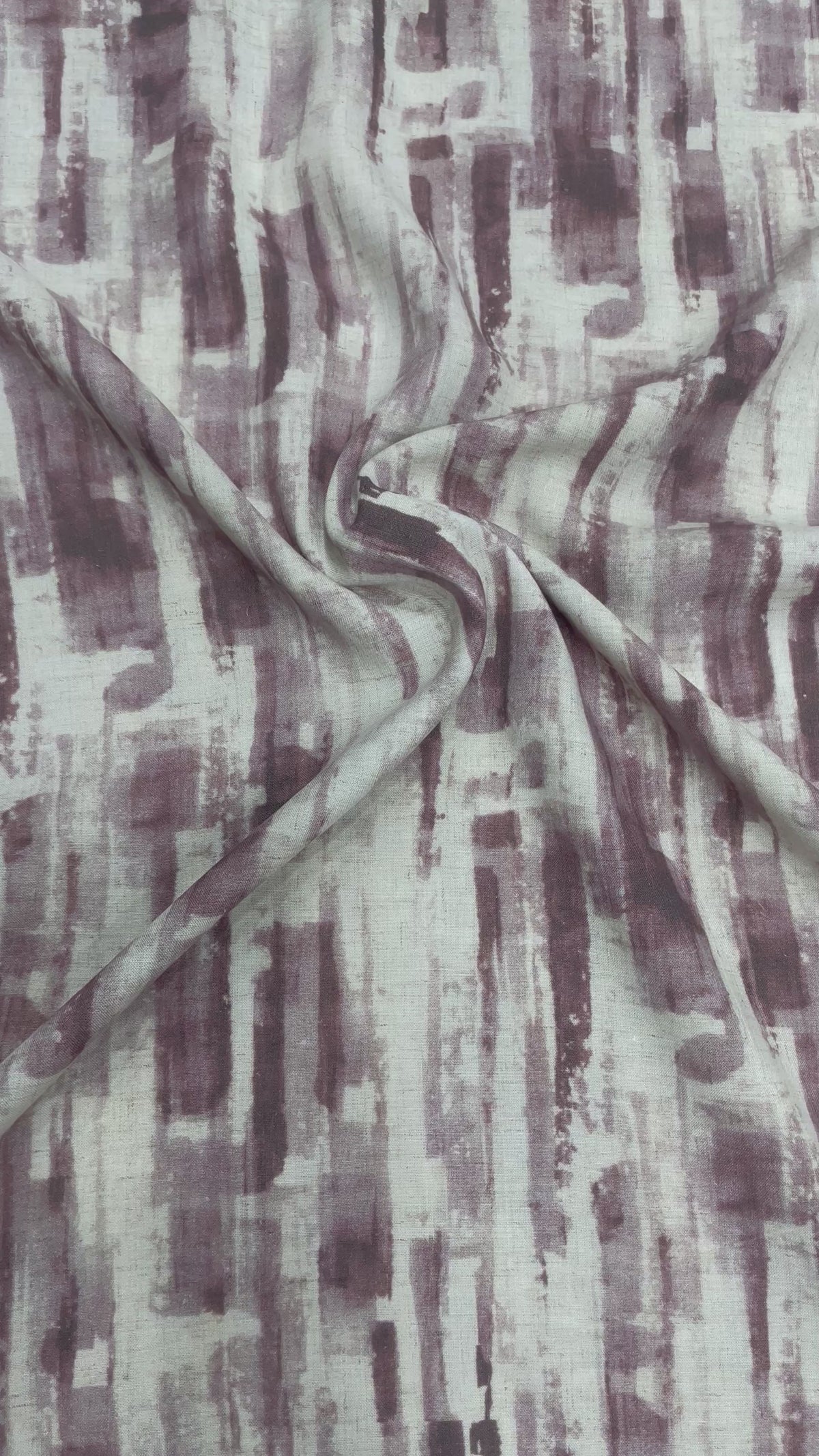 Cream and Burgundy Motif Kurta